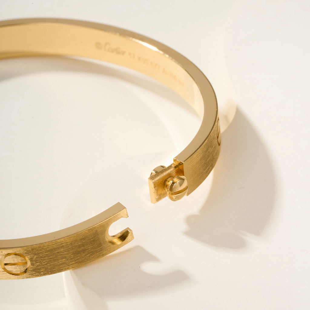 [⭐Mirelle]LOVE BRACELET 6.1MM BRUSHED
