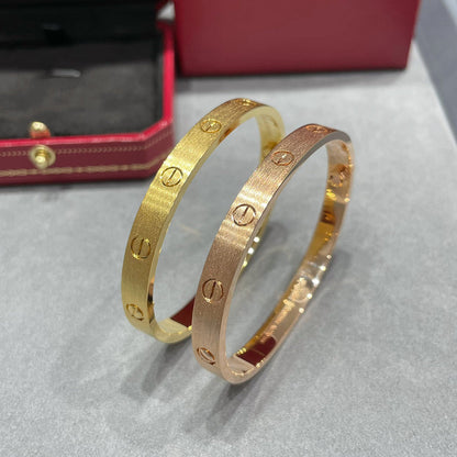 [⭐Mirelle]LOVE BRACELET 6.1MM BRUSHED