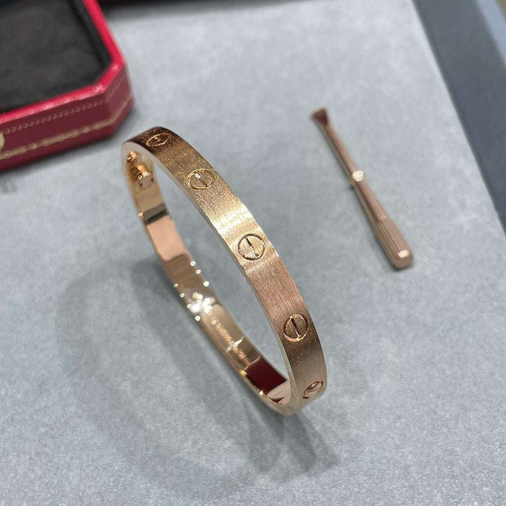 [⭐Mirelle]LOVE BRACELET 6.1MM BRUSHED