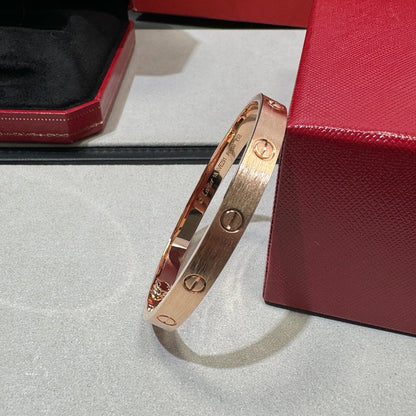 [⭐Mirelle]LOVE BRACELET 6.1MM BRUSHED