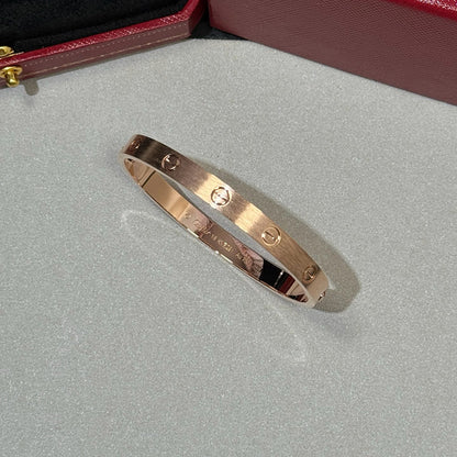 [⭐Mirelle]LOVE BRACELET 6.1MM BRUSHED
