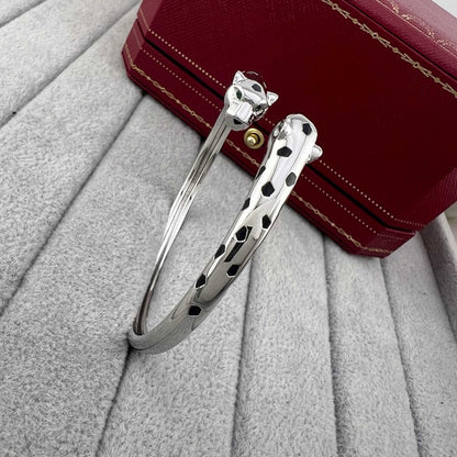 [⭐Mirelle]PANTHERE DOUBLE HEADED OPEN BRACELET