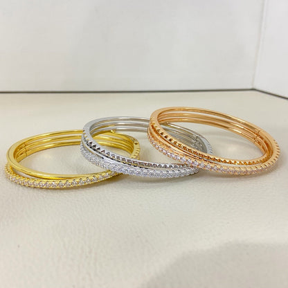 [⭐Mirelle]ETINCELLE HALF-PAVED DIAMOND BRACELET