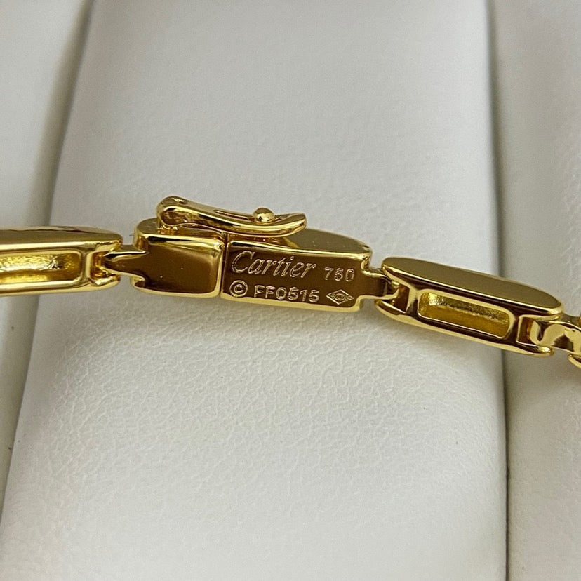 [⭐Mirelle]PANTHERE HALF DIAMOND ON CHAIN BRACELET