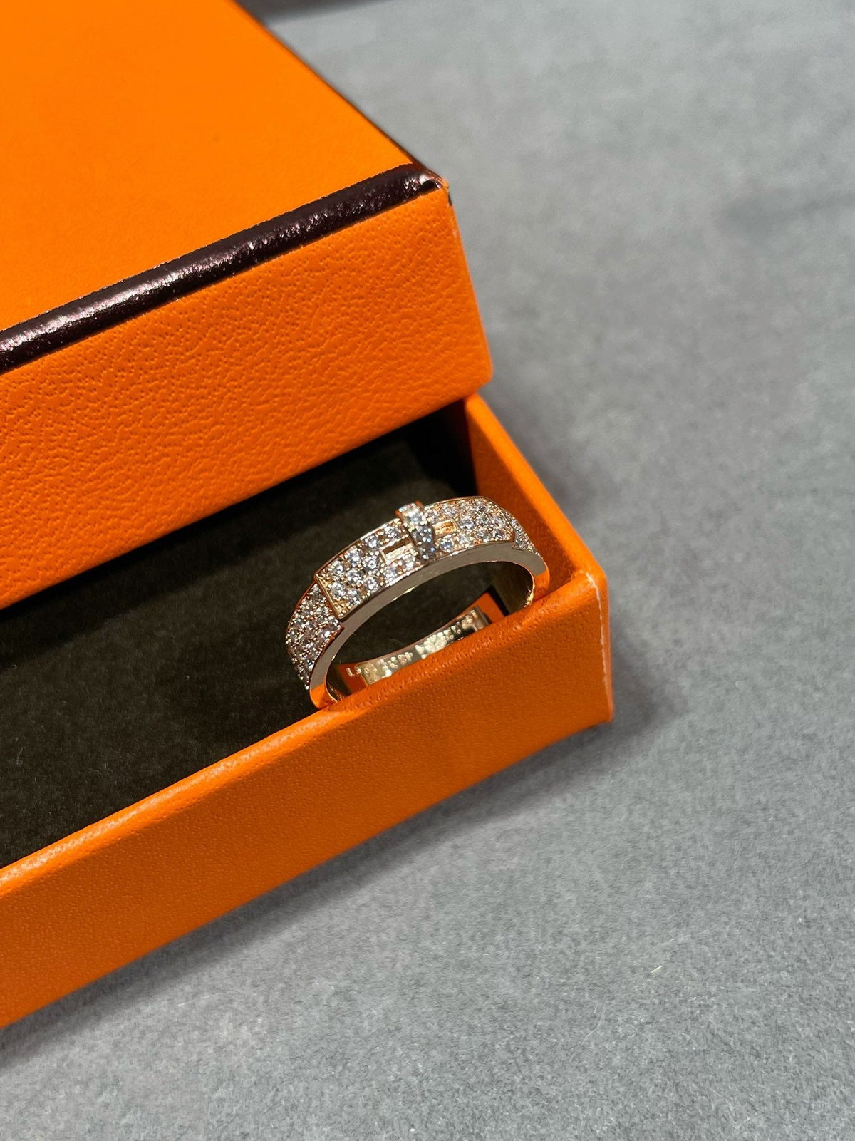 [⭐Mirelle]KELLY PINK GOLD DIAMOND RING