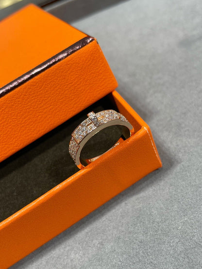 [⭐Mirelle]KELLY PINK GOLD DIAMOND RING