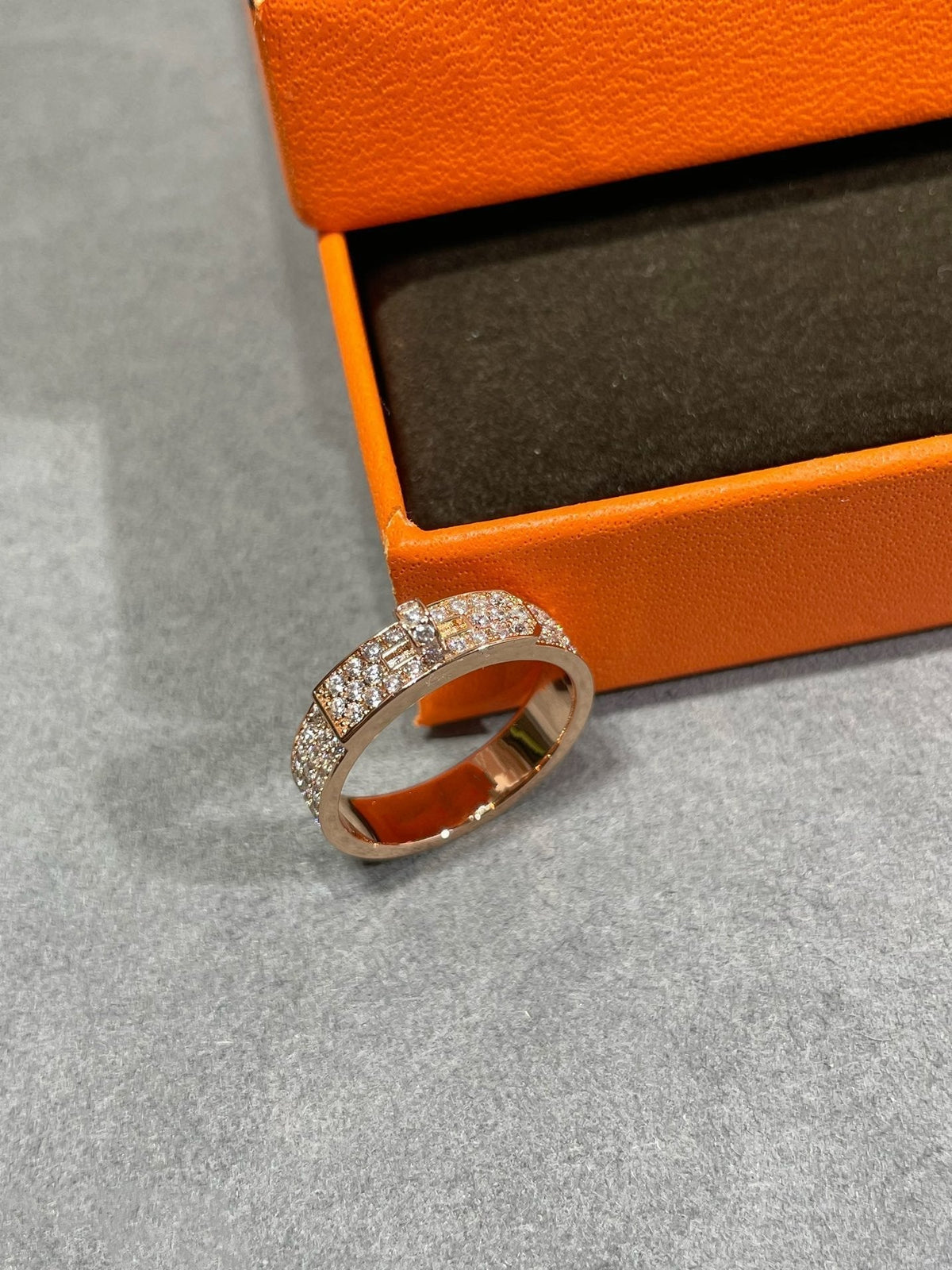 [⭐Mirelle]KELLY PINK GOLD DIAMOND RING