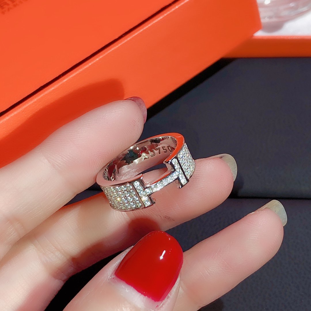 [⭐Mirelle]H RING FULL DIAMOND