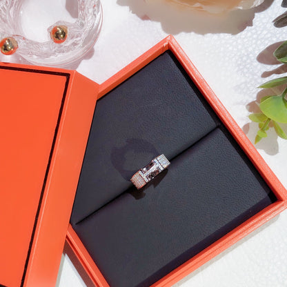 [⭐Mirelle]H RING FULL DIAMOND