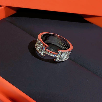 [⭐Mirelle]H RING FULL DIAMOND