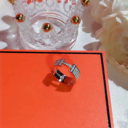 [⭐Mirelle]H RING FULL DIAMOND