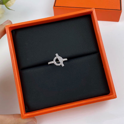 [⭐Mirelle]ECHAPPEE RING SILVER DIAMOND
