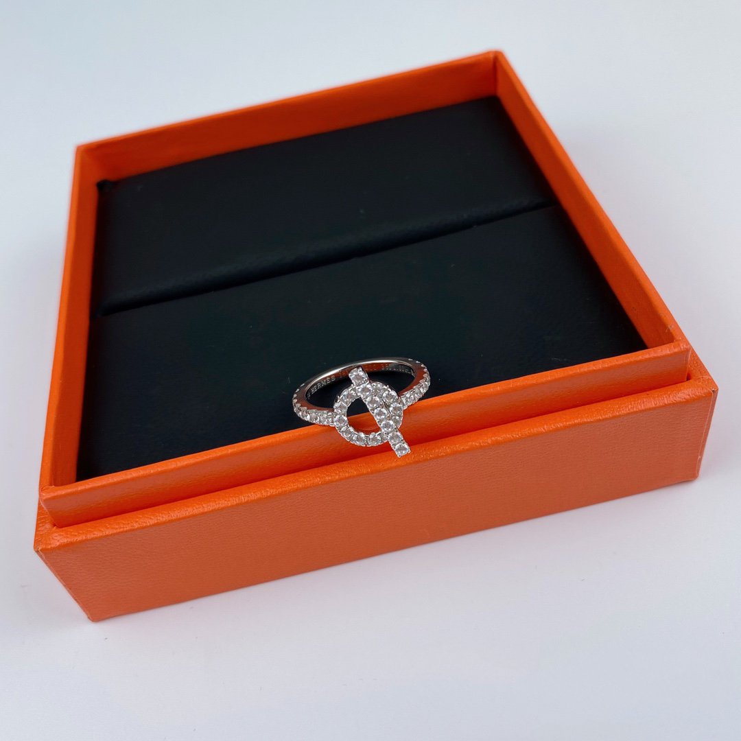 [⭐Mirelle]ECHAPPEE RING SILVER DIAMOND