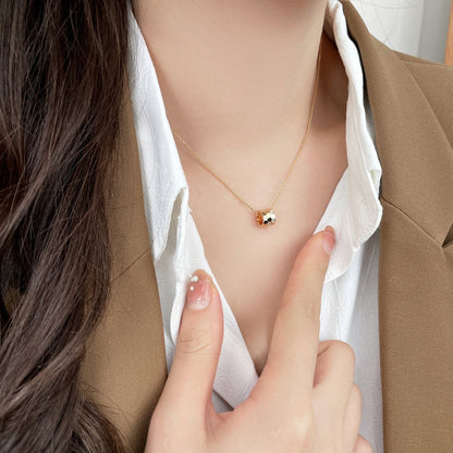 [⭐Mirelle]BEE MINI PEDANT DIAMOND NECKLACE