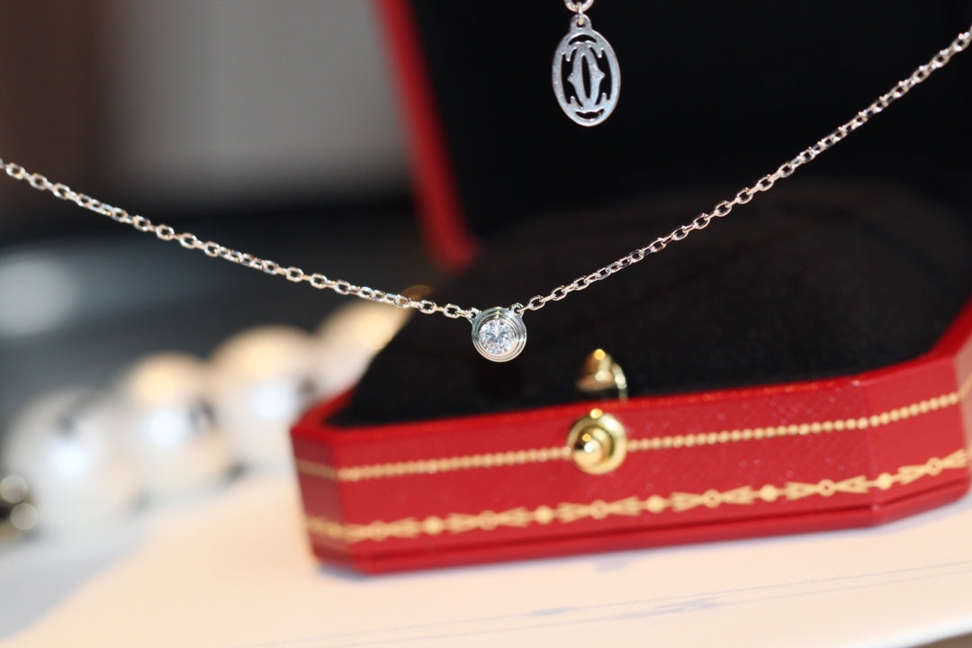 [⭐Mirelle]DAMOUR DIAMOND NECKLACE