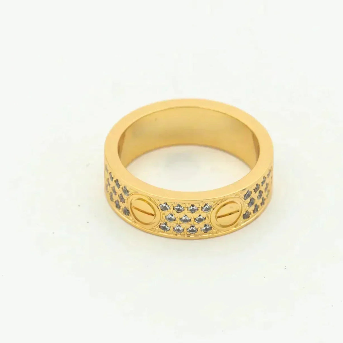 [⭐Mirelle]LOVE RING 5.5MM DIAMONDS PAVED