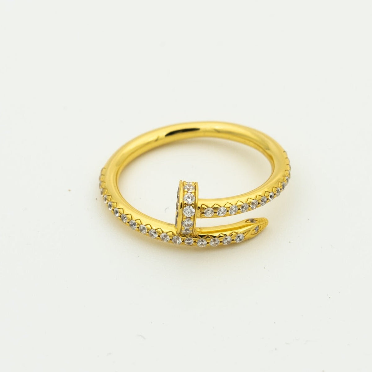 [⭐Mirelle]JUSTE RING 1.8MM GOLD DIAMONDS
