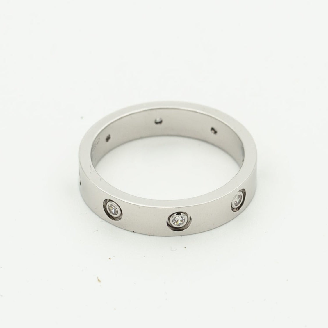 [⭐Mirelle]LOVE RING 3.6MM 8 DIAMONDS