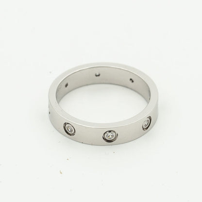 [⭐Mirelle]LOVE RING 3.6MM 8 DIAMONDS