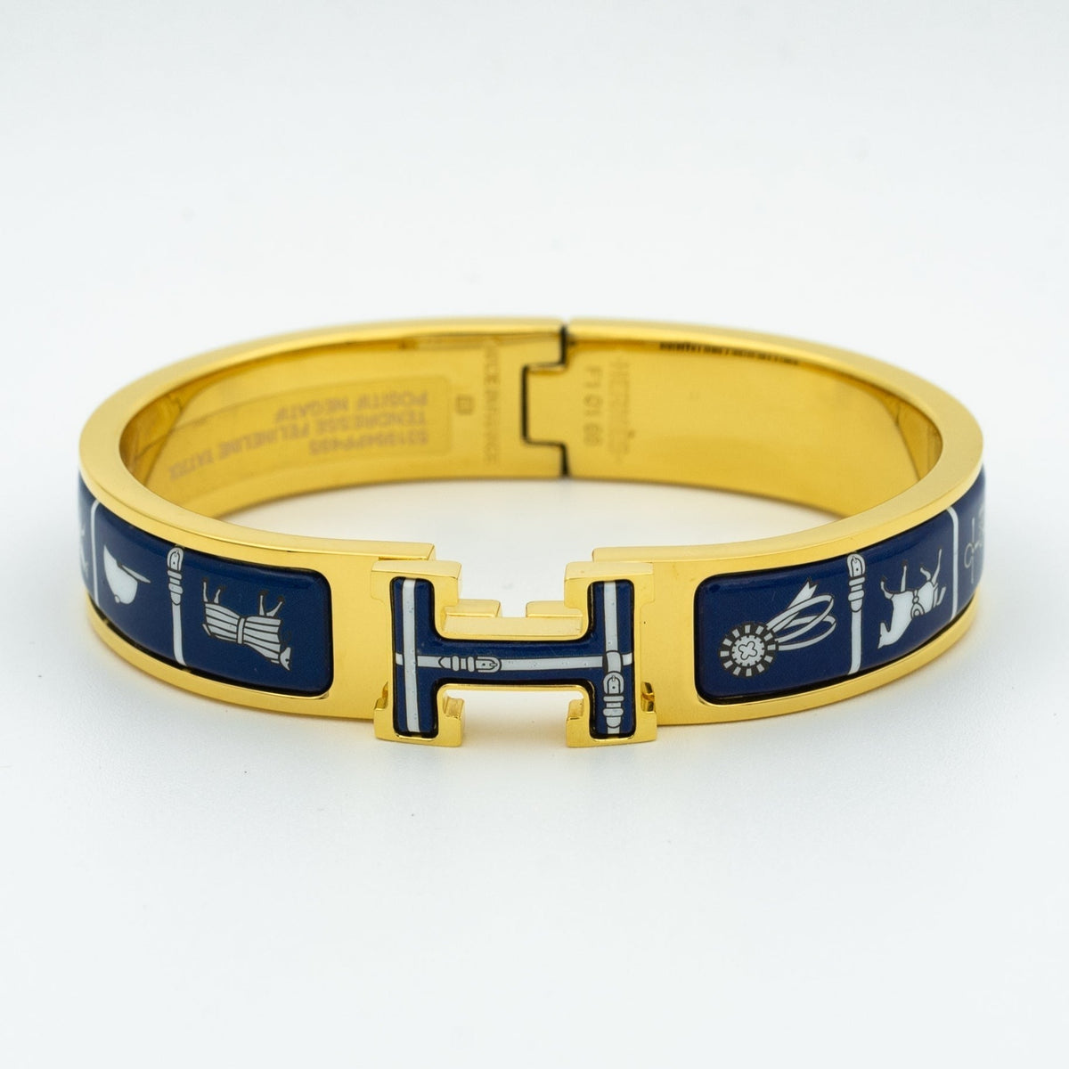 [⭐Mirelle]H BRACELET BLUE CERAMIC