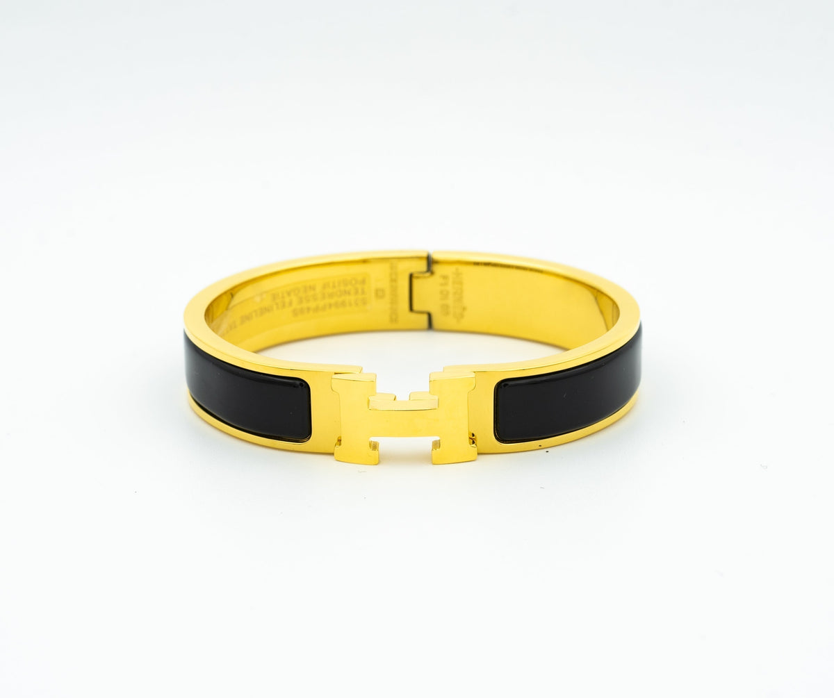 [⭐Mirelle]H BLACK BRACELET