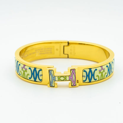 [⭐Mirelle]H BRACELET BEIGE MULTICOLOR