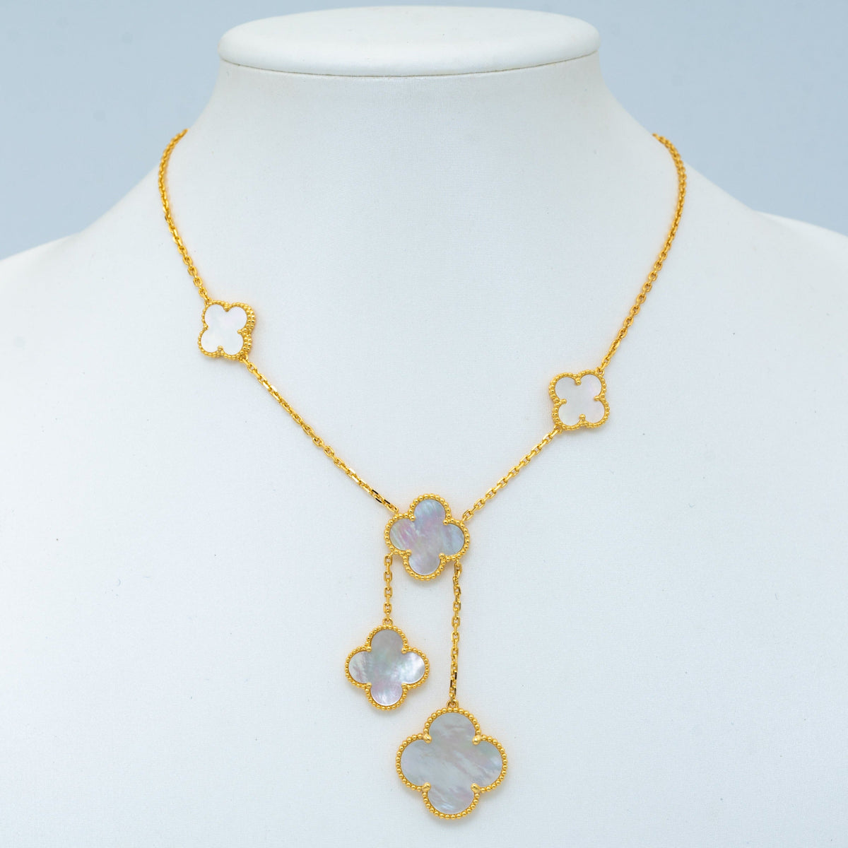 [⭐Mirelle]CLOVER MOTHER OF PEARL NECKLACE 6 MOTIF