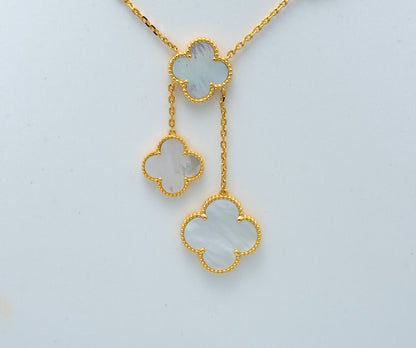 [⭐Mirelle]CLOVER MOTHER OF PEARL NECKLACE 6 MOTIF