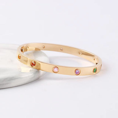 [⭐Mirelle] 2026 RAINBOW LOVE BRACELET 6.1MM  10 DIAMONDS