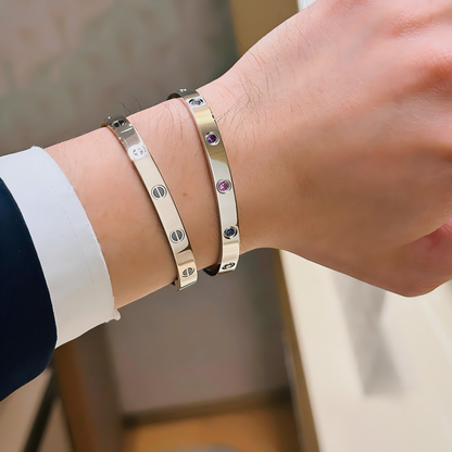 [⭐Mirelle] 2026 RAINBOW LOVE BRACELET 6.1MM  10 DIAMONDS