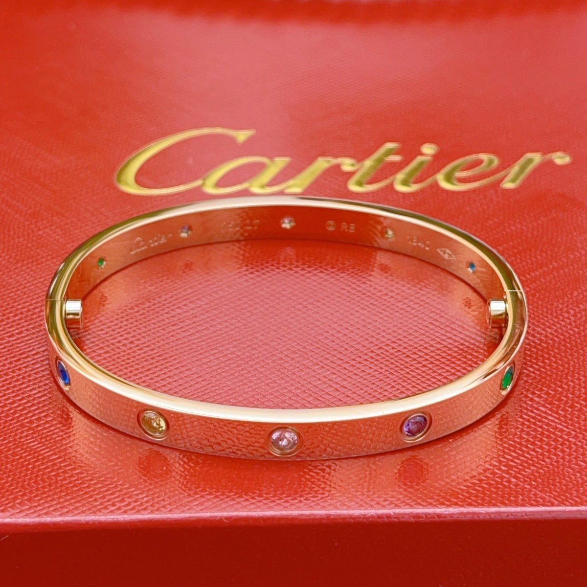 [⭐Mirelle] 2026 RAINBOW LOVE BRACELET 6.1MM  10 DIAMONDS