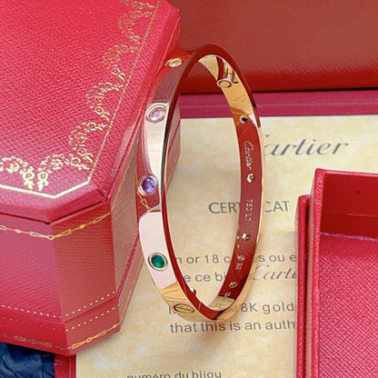 [⭐Mirelle] 2026 RAINBOW LOVE BRACELET 6.1MM  10 DIAMONDS