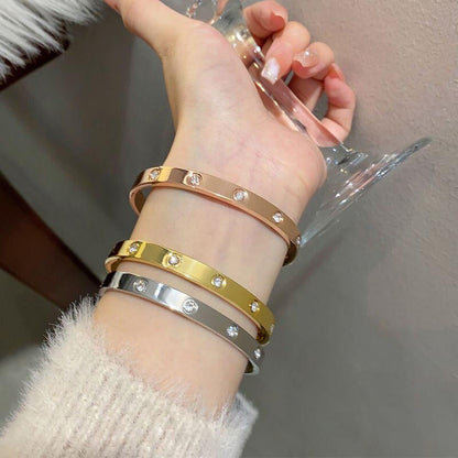 [⭐Mirelle] 2026 RAINBOW LOVE BRACELET 6.1MM  10 DIAMONDS