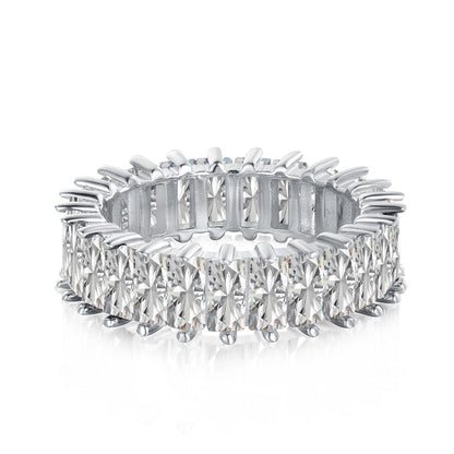 [Mirelle Jewelry]Unique Colorful Radiant Cut RIng