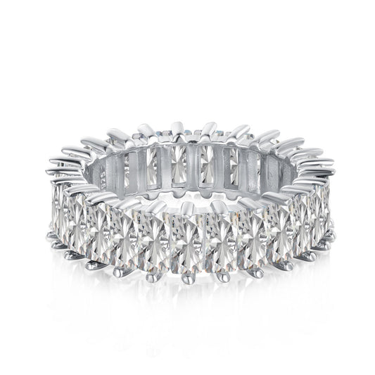 [Mirelle Jewelry]Unique Colorful Radiant Cut RIng