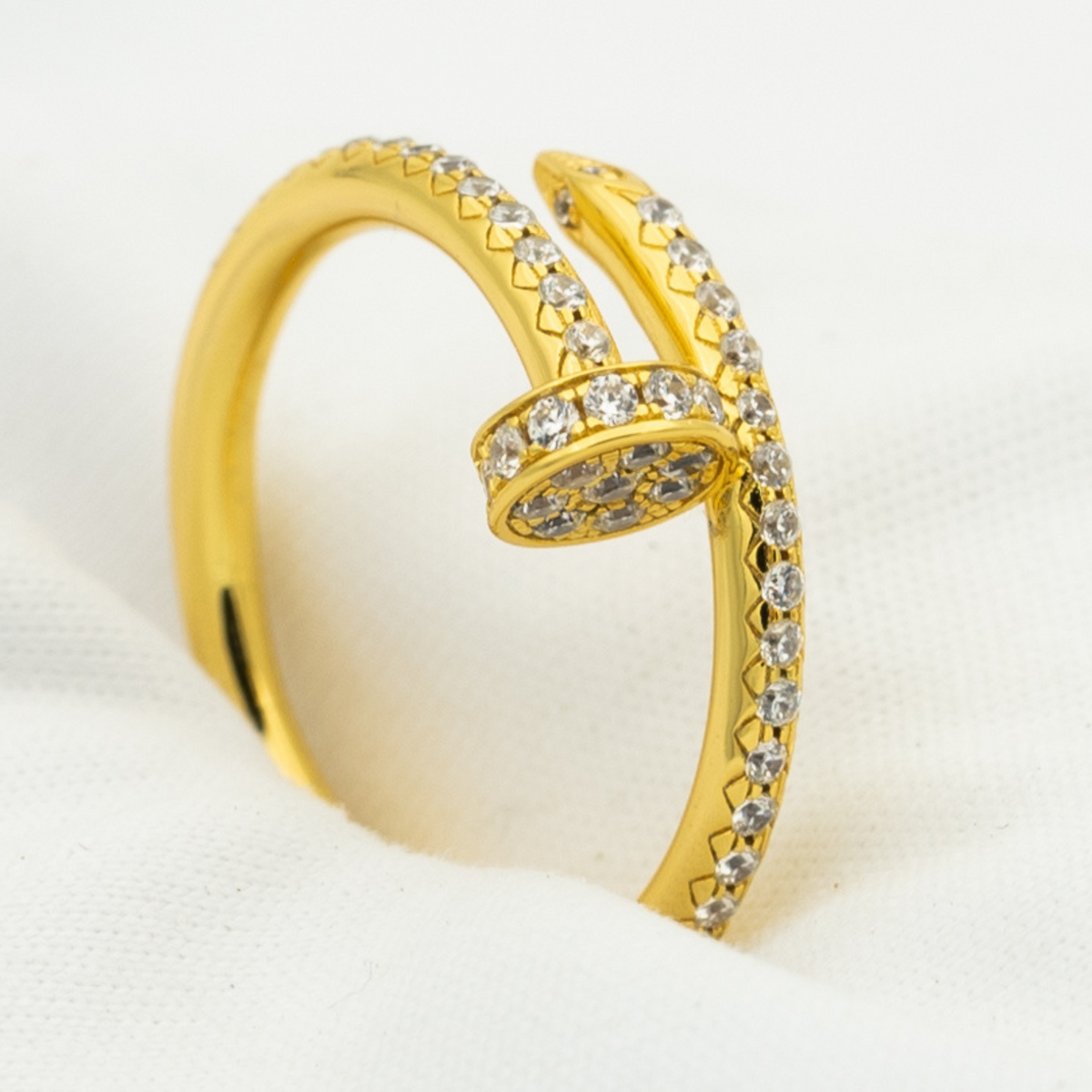[⭐Mirelle]JUSTE RING 1.8MM GOLD DIAMONDS