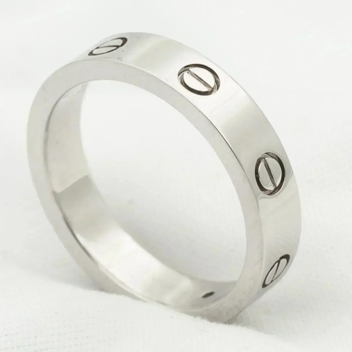 [⭐Mirelle]LOVE RING 4MM 1 DIAMOND SILVER