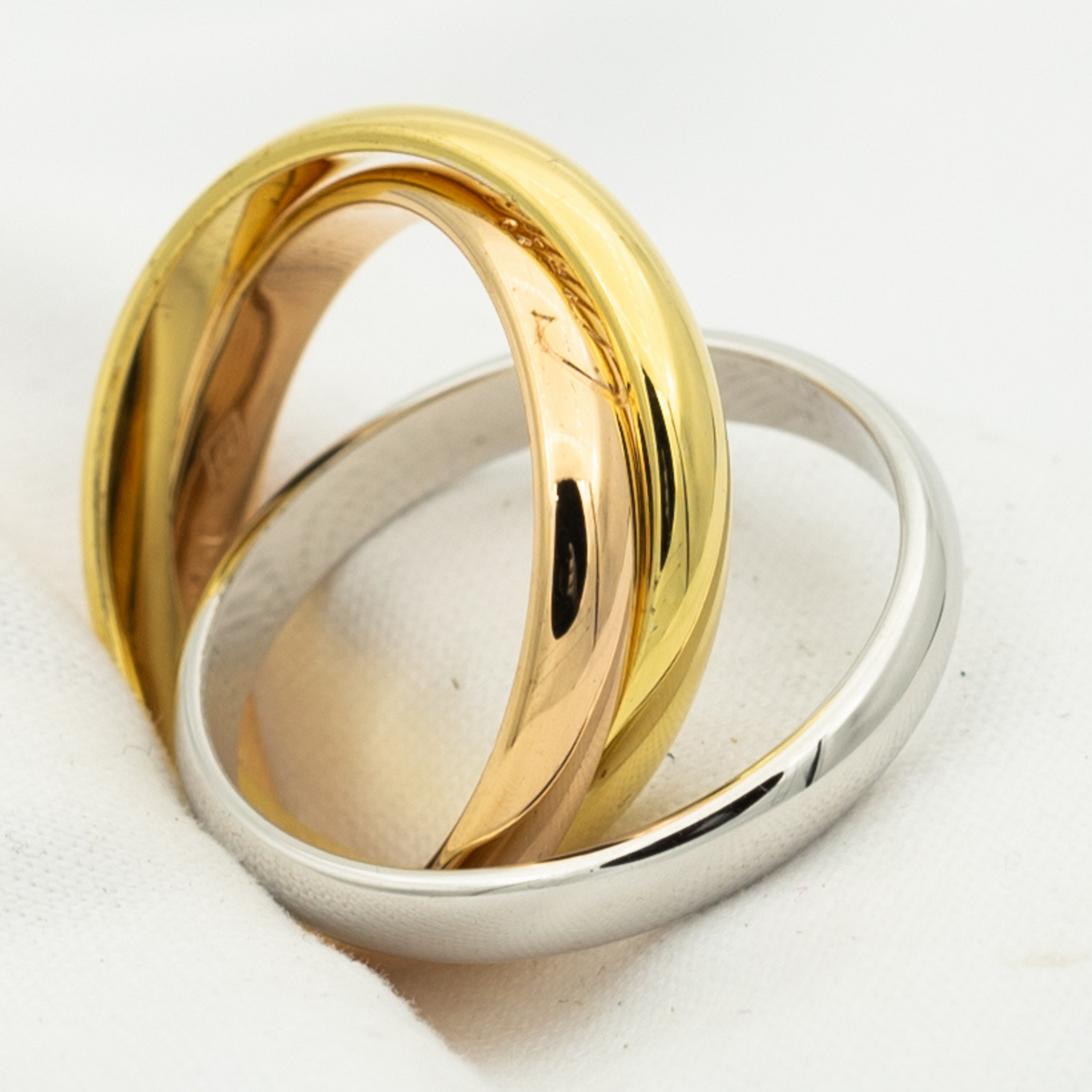 [⭐Mirelle Jewelry]TRINITY RING GOLD PINK GOLD SILVER