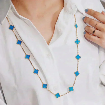 [⭐Mirelle]CLOVER 20 MOTIFS TURQUOISE GOLD