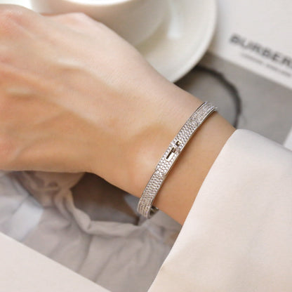 [⭐Mirelle]KELLY BRACELET DIAMOND PAVED