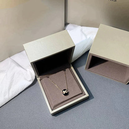 [⭐Mirelle]JEUX DE ROSE GOLD DIAMOND NECKLACE
