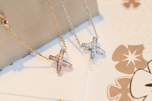 [⭐Mirelle]JEUX DE DIAMOND NECKLACE
