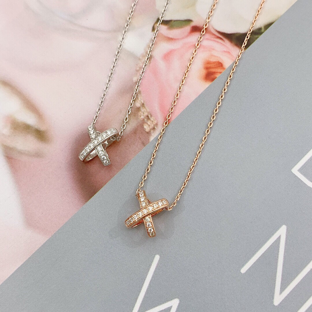 [⭐Mirelle]JEUX DE DIAMOND NECKLACE
