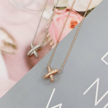 [⭐Mirelle]JEUX DE DIAMOND NECKLACE
