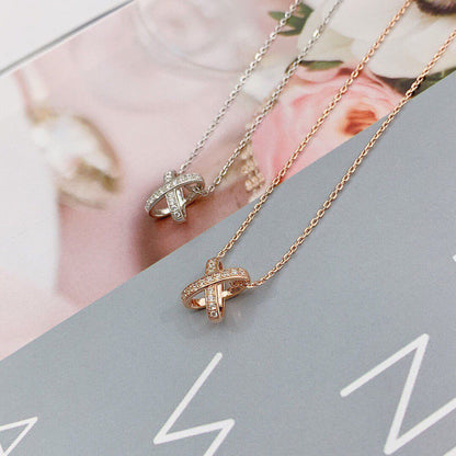 [⭐Mirelle]JEUX DE DIAMOND NECKLACE