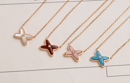 [⭐Mirelle]JEUX DE NECKLACE 1 DIAMOND