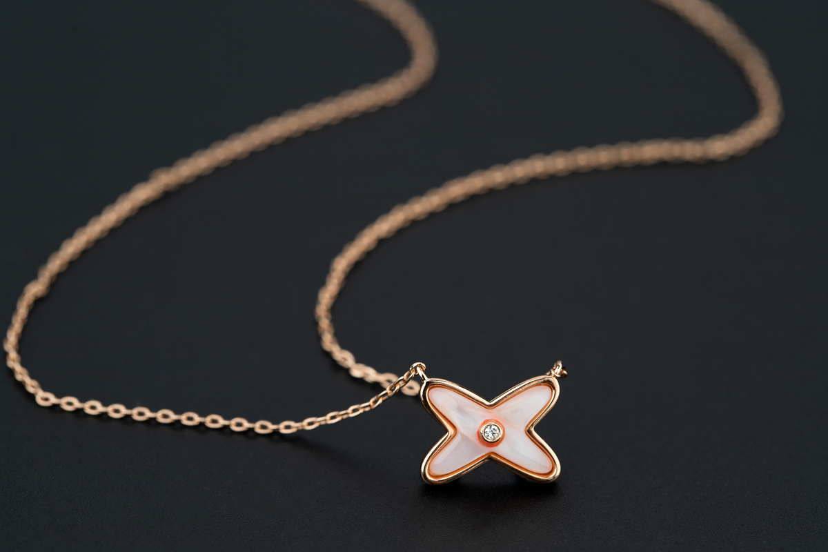 [⭐Mirelle]JEUX DE NECKLACE 1 DIAMOND
