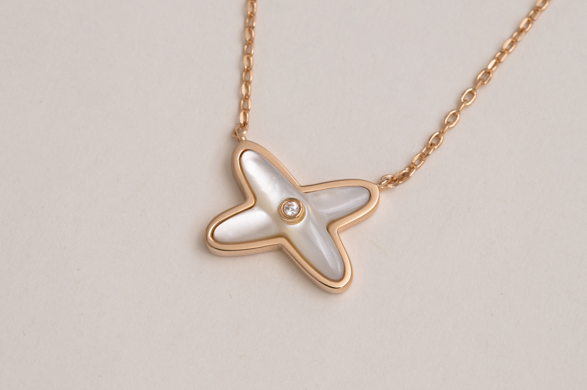 [⭐Mirelle]JEUX DE NECKLACE 1 DIAMOND