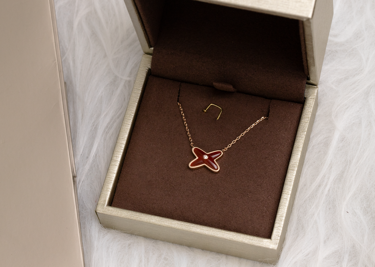 [⭐Mirelle]JEUX DE NECKLACE 1 DIAMOND