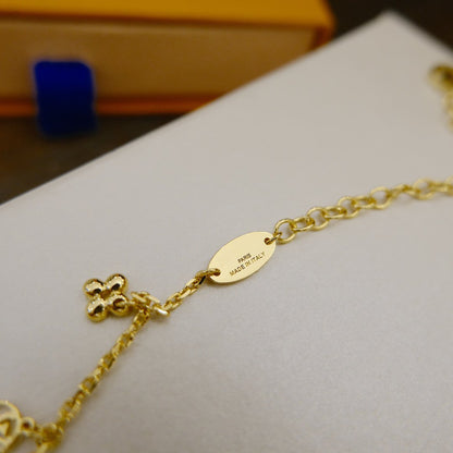 [⭐Mirelle]BLOOMING SUPPLE NECKLACE BRASS